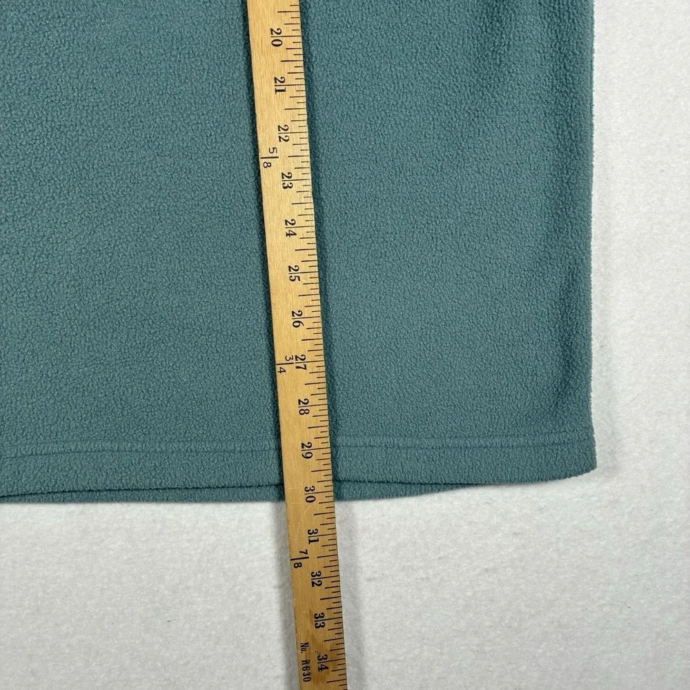 Vintage 04 Patagonia Mens L Green Capilene EW Fleece 1/4 Zip Pullover Y2K READ